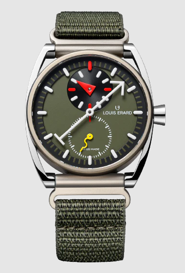 Louis Erard x alain silberstein LE RÉGULATEUR LOUIS ERARD X ALAIN SILBERSTEIN KHAKI 85358TT06.BTT89 Replica watch